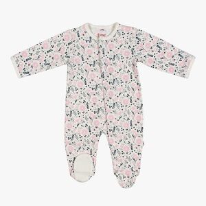 Magnetic Me Pink Floral Baby Footie